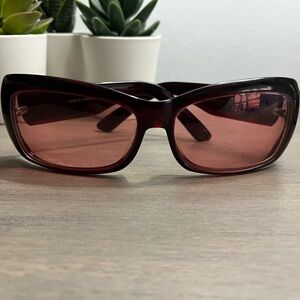 Giorgio Armani Red Sunglasses